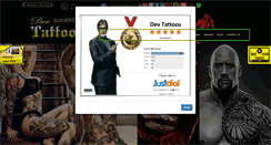 Desktop Screenshot of devtattoos.com